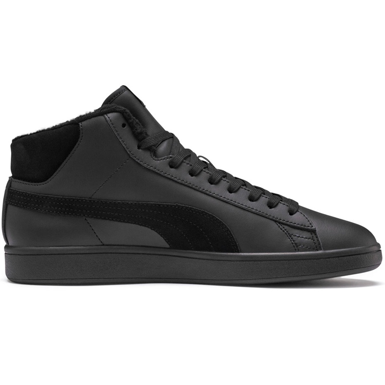 Puma Smash v2 Mid Wtr men's shoes black 367338 03