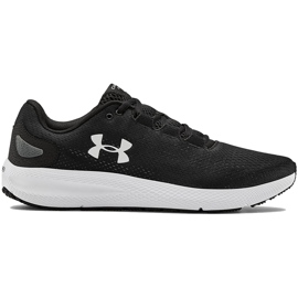 Under Armour Under Armor Ua Charged Pursuit 2 black and white men's shoes 3022594 001