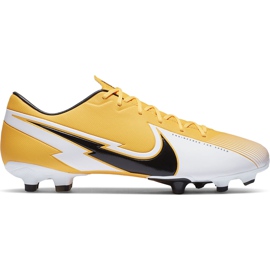 Nike Mercurial Vapor 13 Academy FG / MG AT5269 801 soccer shoe yellow orange