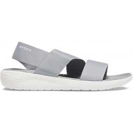 Crocs LiteRide Stretch Sandal W light gray / white 206081 00J grey