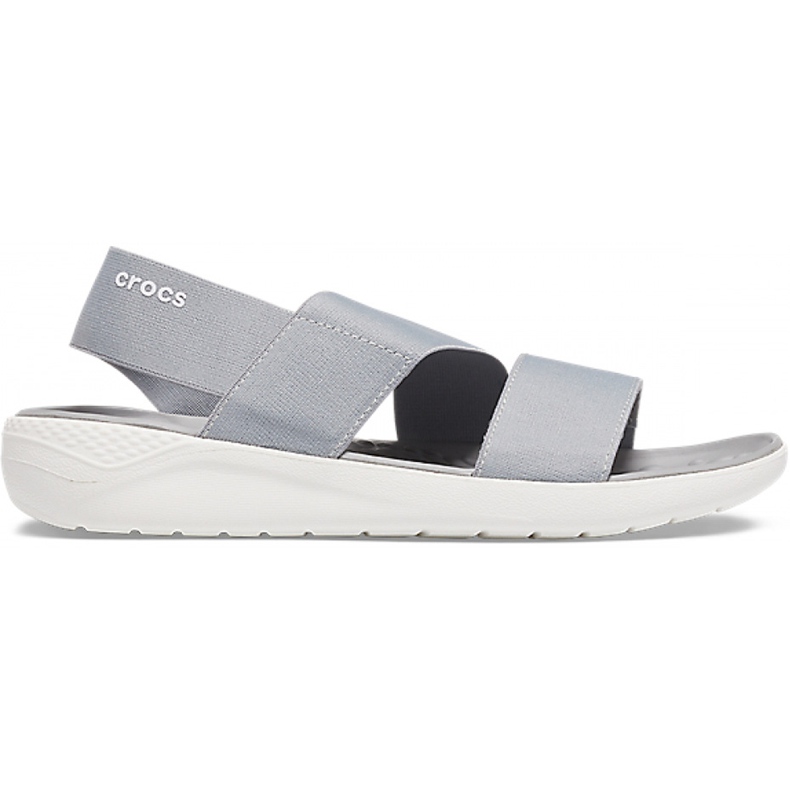 Crocs LiteRide Stretch Sandal W light gray / white 206081 00J grey