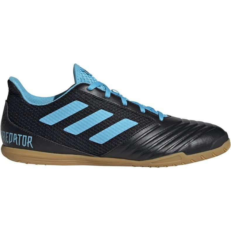 Football boots adidas Predator 19.4 In Sala black and blue F35631 black, blue