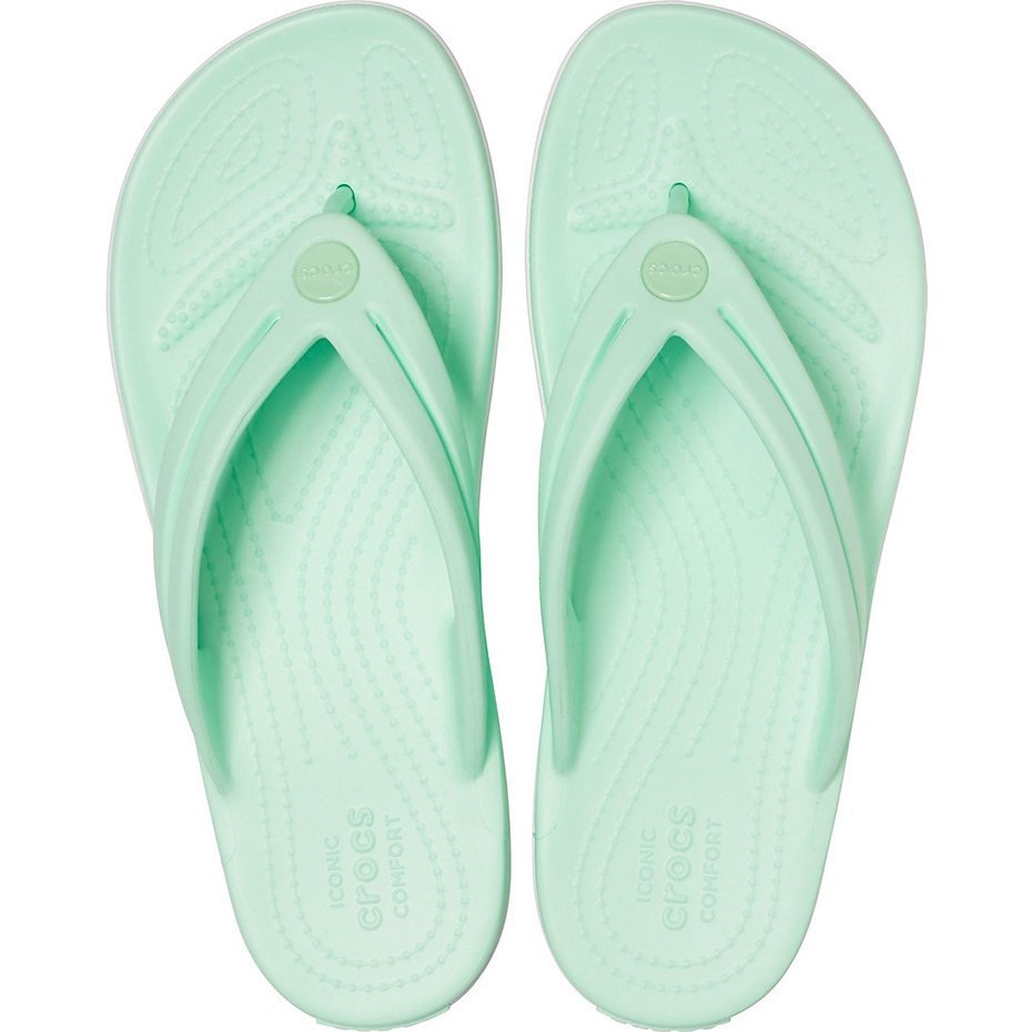 mint green slippers