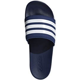 Adidas Adilette Comfort navy blue slippers B42114 white Adidas Adilette Comfort navy blue slippers B42114 white