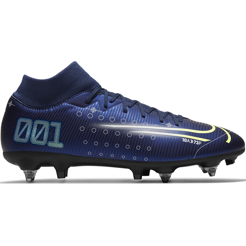 Nike Mercurial Superfly 7 Academy Mds Sg Pro Ac CK0014 401 football shoe navy blue navy blue