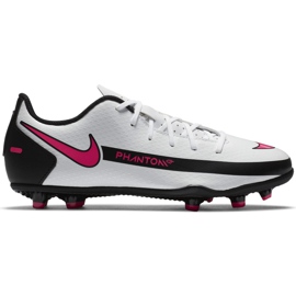 Nike Jr Phantom Gt Club FG / MG CK8479 160 football shoes white multicolored