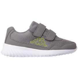 Kappa Cracker Ii K children's shoes gray-lime 260647K 1633 grey Kappa Cracker Ii K children's shoes gray-lime 260647K 1633 grey