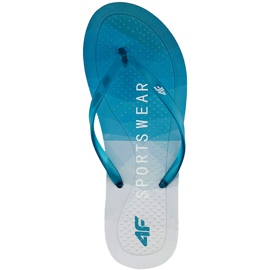 Women's slippers 4F turquoise H4L20 KLD003 35S blue Women's slippers 4F turquoise H4L20 KLD003 35S blue