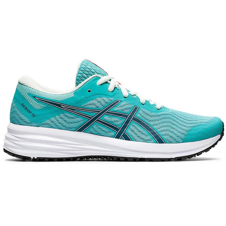 Asics Patriot 12 women's running shoes turquoise 1012A705 300 green