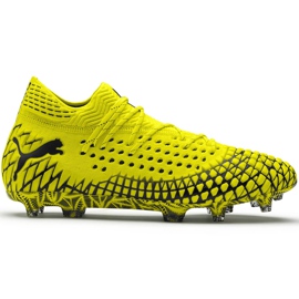 Football boots Puma Future 4.1 Netfit Fg Ag yellow-black 105579 03