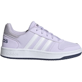 Adidas Hoops 2.0 K light purple EG9075 children's shoes