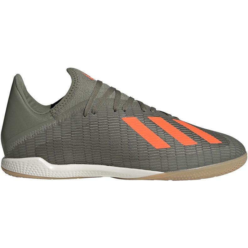 Adidas X 19.3 In green soccer shoes EF8367 grey grey