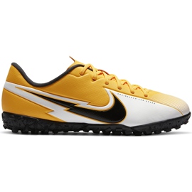 Nike Mercurial Vapor 13 Academy Tf Junior AT8145 801 football shoe orange yellow Nike Mercurial Vapor 13 Academy Tf Junior AT8145 801 football shoe orange yellow