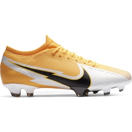 Nike Mercurial Vapor 13 Pro Fg AT7901 801 soccer shoes orange yellow Nike Mercurial Vapor 13 Pro Fg AT7901 801 soccer shoes orange yellow
