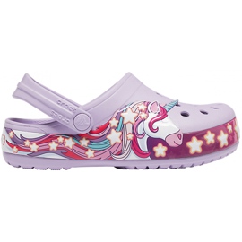 Crocs for kids FunLab Unicorn Band Cg K purple 206270 530