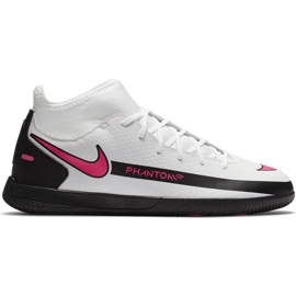 Nike Phantom Gt Club Df Ic Junior CW6728 160 football shoe white white Nike Phantom Gt Club Df Ic Junior CW6728 160 football shoe white white