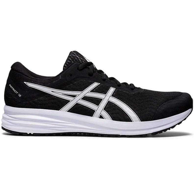 Asics Patriot 12 black men's running shoes 1011A823 001