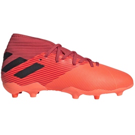 Adidas Nemeziz 19.3 Fg Junior EH0492 football boots orange red Adidas Nemeziz 19.3 Fg Junior EH0492 football boots orange red