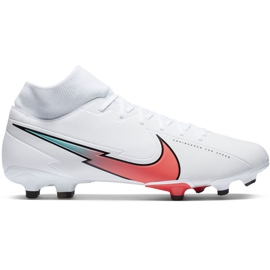 Nike Mercurial Superfly 7 Academy FG / MG M AT7946 163 football shoe white Nike Mercurial Superfly 7 Academy FG / MG M AT7946 163 football shoe white