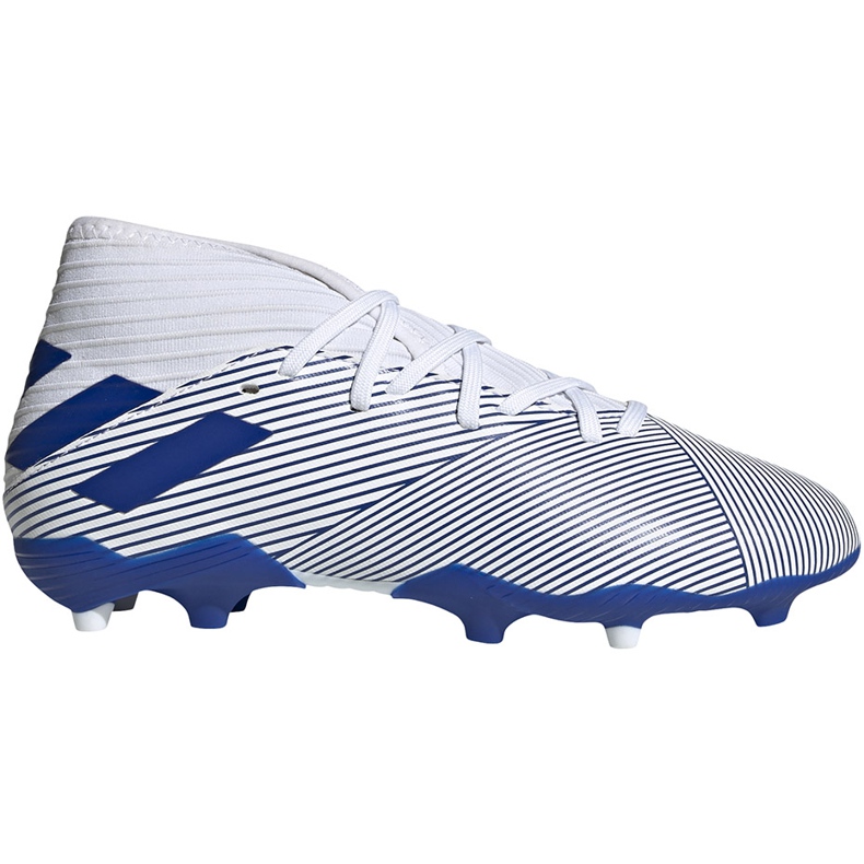 The adidas Nemeziz 19.3 Fg Jr EG7245 football boots grey silver