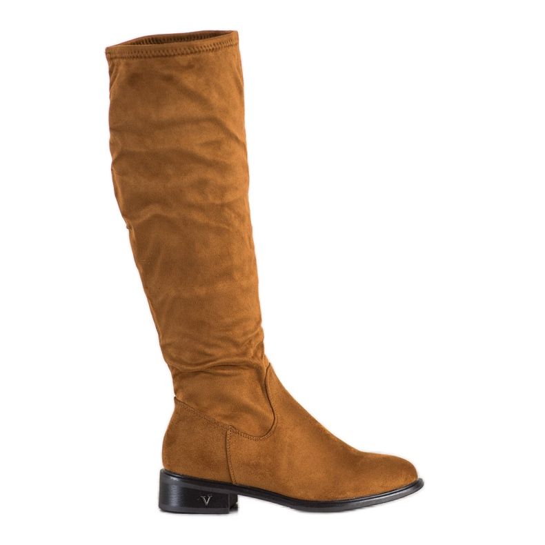 VINCEZA suede boots brown VINCEZA suede boots brown
