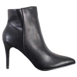 Sweet Shoes Sexy eco leather boots black