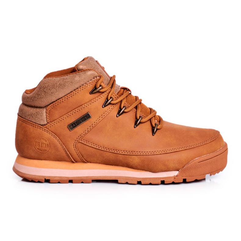 Trekking shoes Big Star Camel GG274497 beige yellow