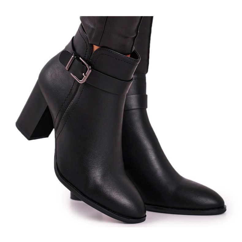 Women's Boots On High Heel Sergio Leone Black BT509