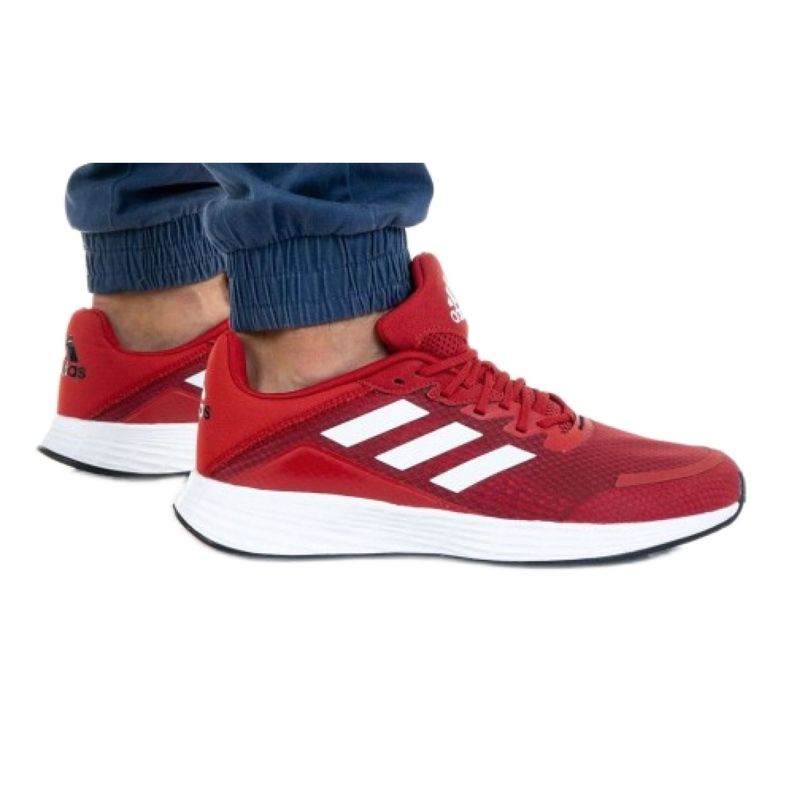 Adidas Duramo Sl M FW3218 shoes white red Adidas Duramo Sl M FW3218 shoes white red