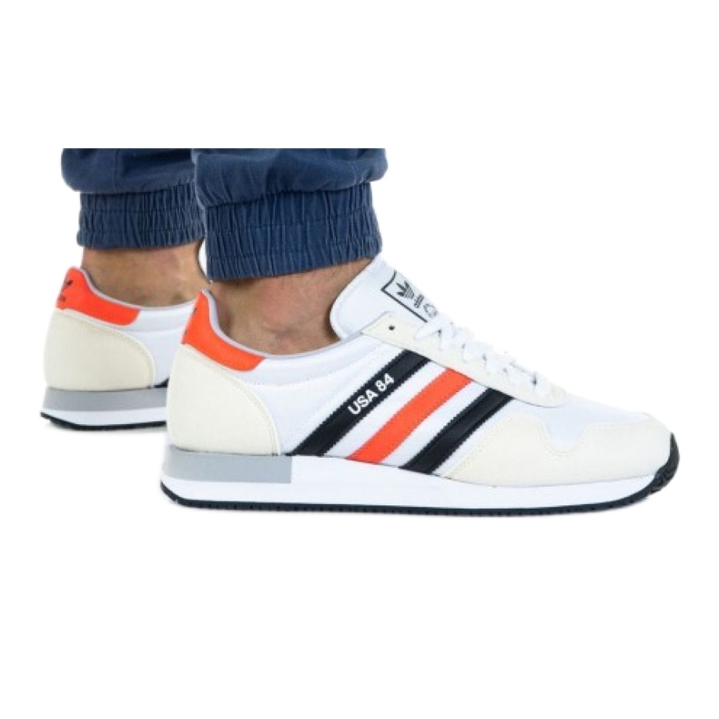 Adidas Usa 84 M FX9327 shoes white black orange Adidas Usa 84 M FX9327 shoes white black orange