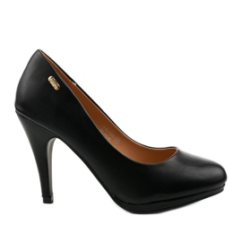 Black classic YS-190 high heels