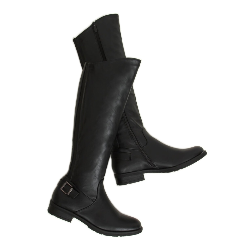 Black women's boots H9208 Negro