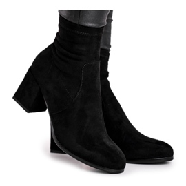 Women's Black Suede Merducio boots