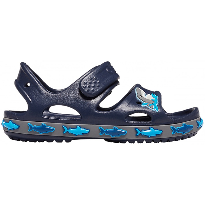 Crocs children's sandals Crocs Fl Shark Band Sandal B navy blue 206365 410