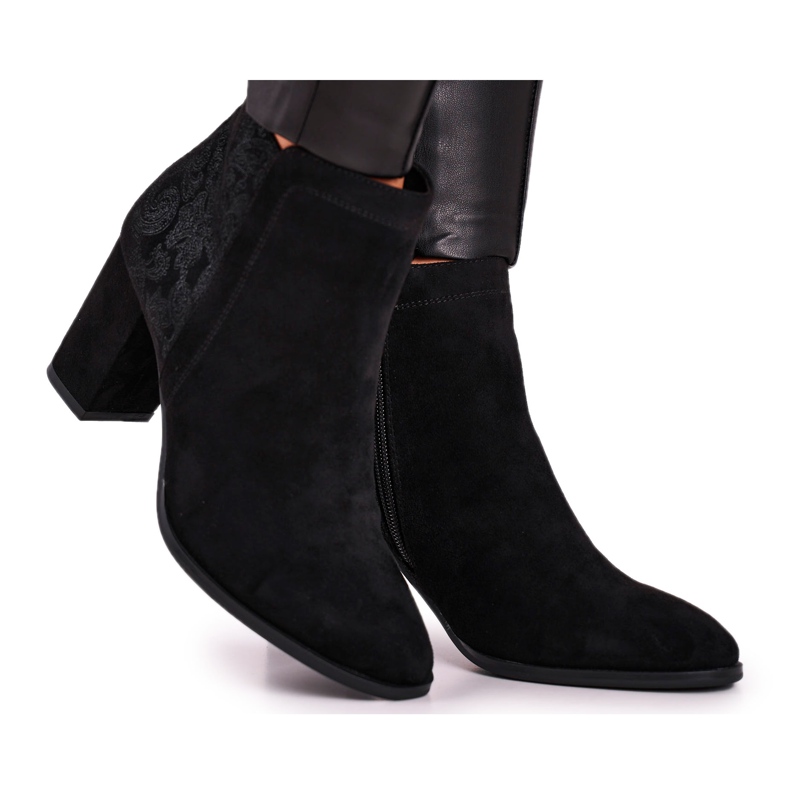 Women's Boots On High Heel Sergio Leone Black BT508 Women's Boots On High Heel Sergio Leone Black BT508