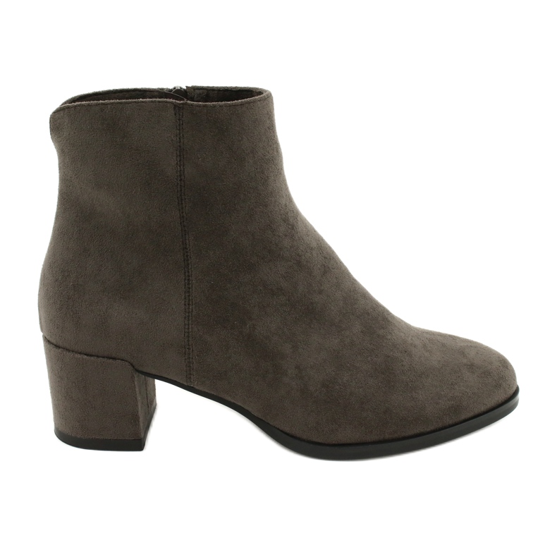 Suede boots Coffe Sergio Leone BT528 brown grey