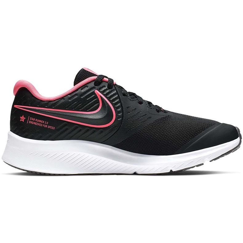 Nike Star Runner 2 children's shoes black and pink AQ3542 002