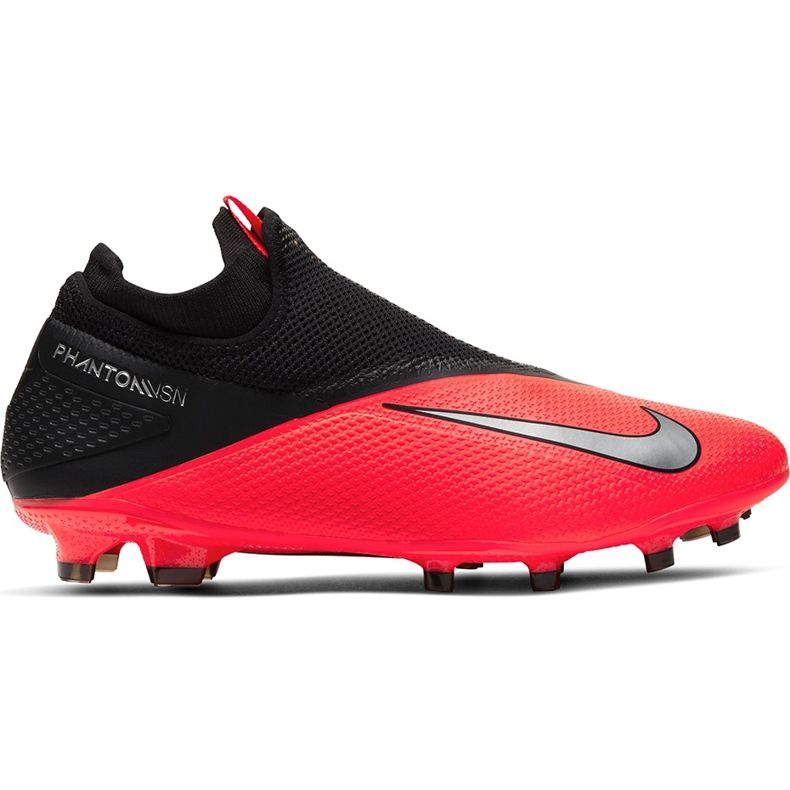 Nike Phantom Vsn 2 Pro Df Fg CD4162 606 soccer shoe red, black red