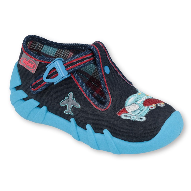 Befado children's shoes 110P404 red navy blue blue