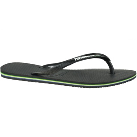 Havaianas Slim Brasil 4140713-0090 flip-flops black Havaianas Slim Brasil 4140713-0090 flip-flops black