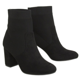 Black sock boots 7980-GA Black