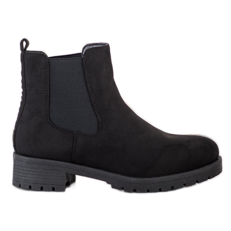 SHELOVET Black Chelsea Boots