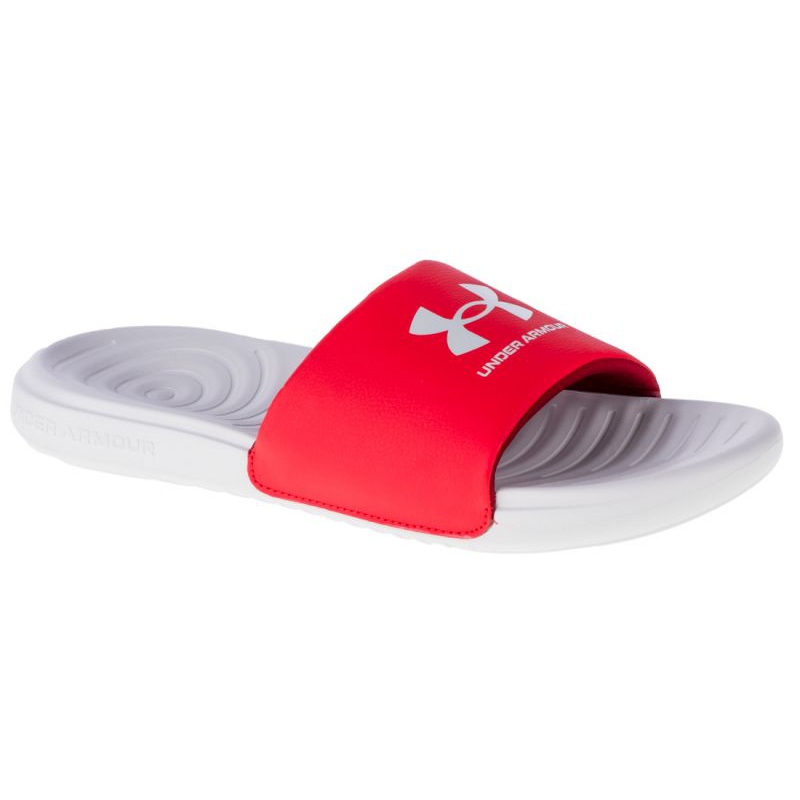 Under armour 2025 slides red