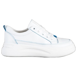 SHELOVET Sports Shoes On The Platform white