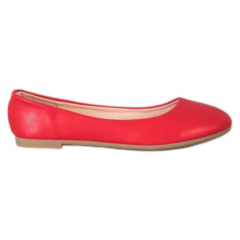 Diamantique Red ballerinas