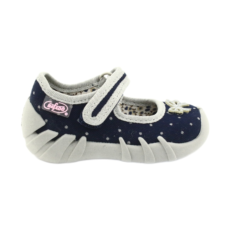 Befado children's shoes 109P202 navy blue silver grey Befado children's shoes 109P202 navy blue silver grey