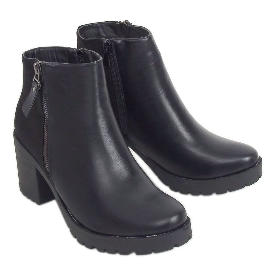 Black Boots With Wide Heels 15 Black Butymodne Pl Black Boots With Wide Heels 15 Black Butymodne Pl