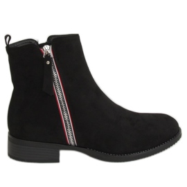 Black Women's black boots 168-287 Black