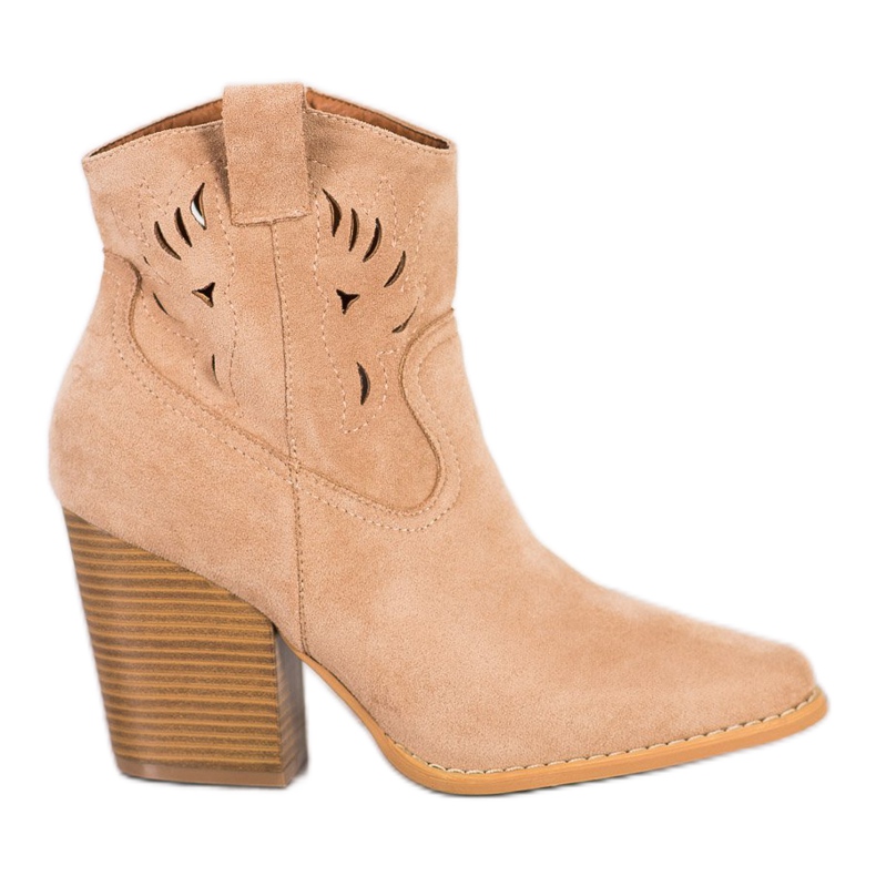 Bella Paris Beige cowboy boots