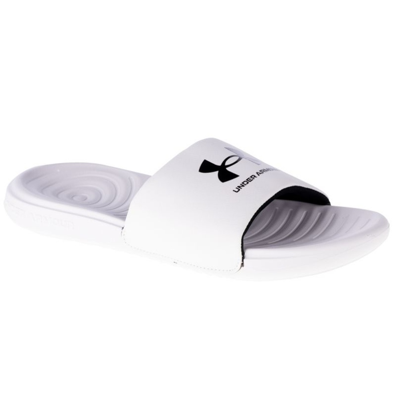Under Armour Under Armor Ansa Fixed Slides 3023761-103 white